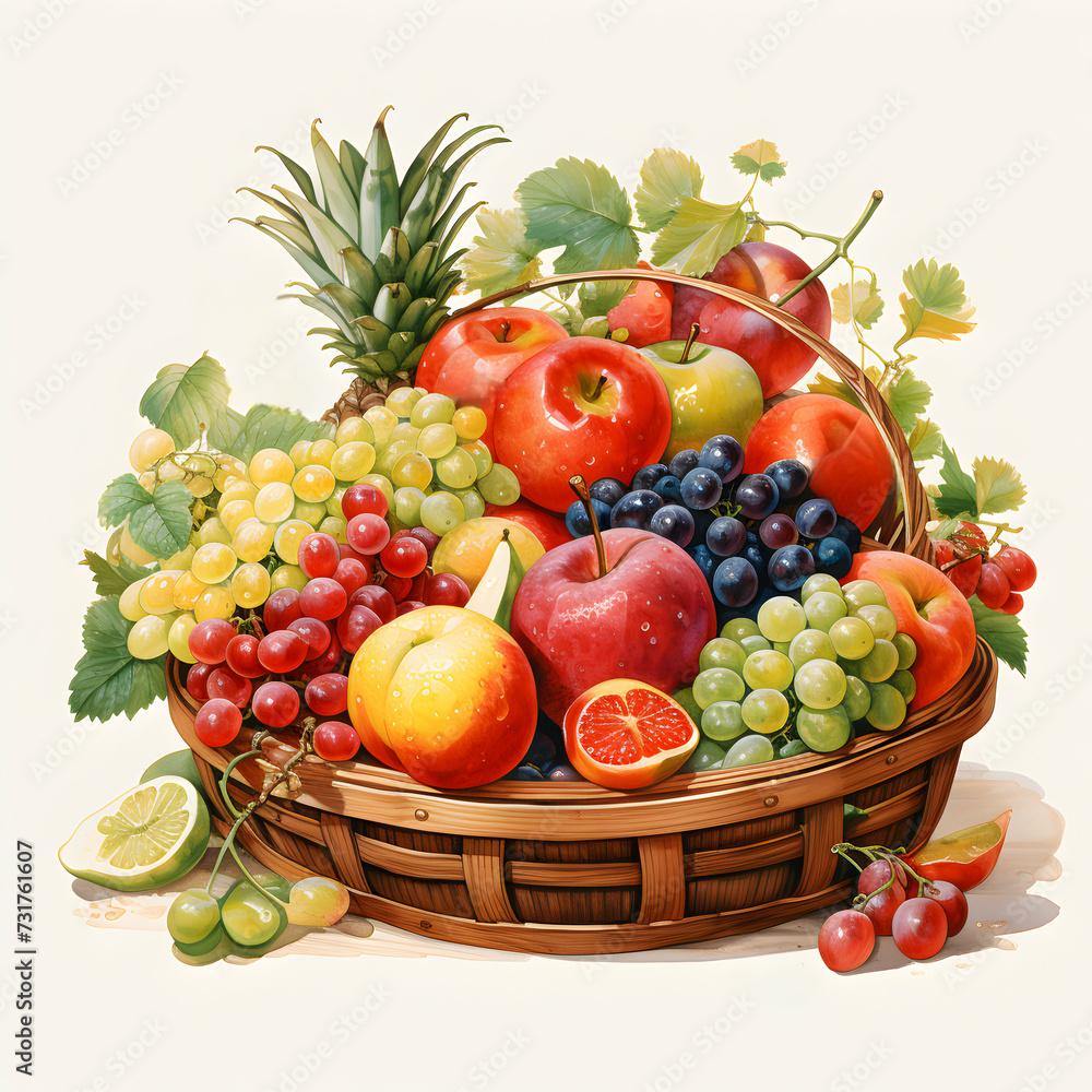 fruits in basket fruits in basket