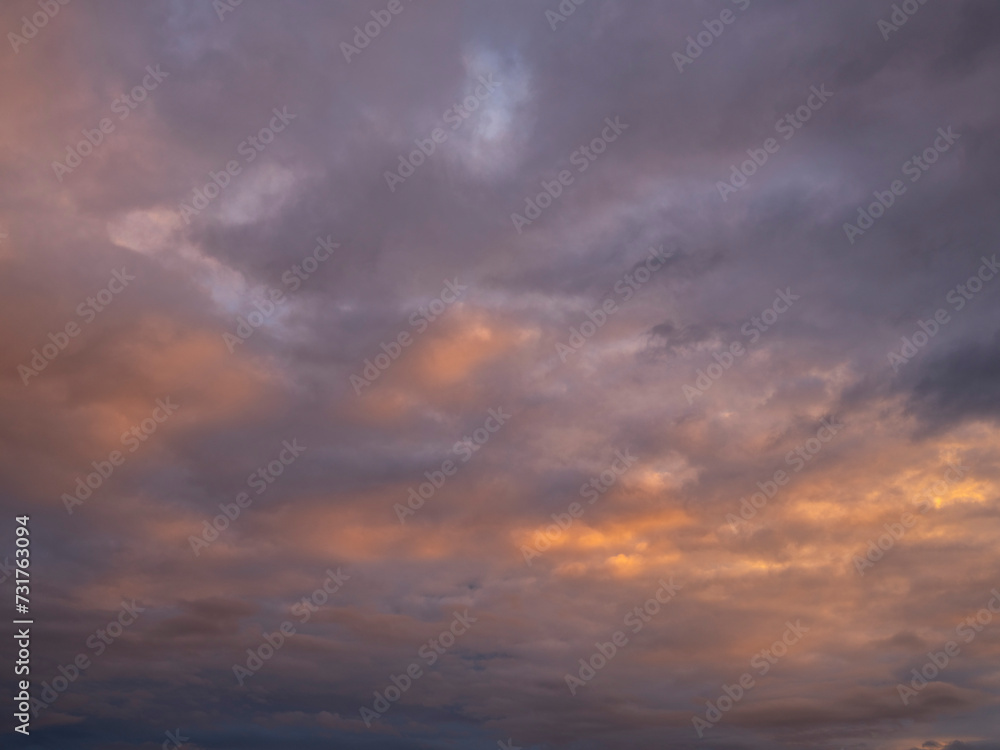 colorful sunset clouds  background