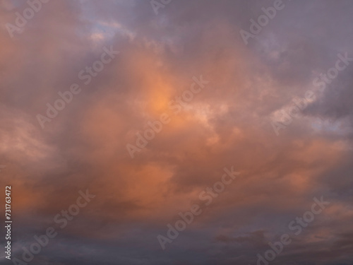 colorful sunset clouds background