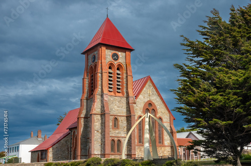 The majestic Cathedral of Stanley, Falkland Islands (Islas Malvinas), UK