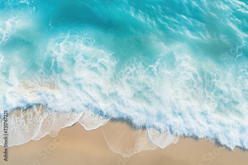 Ocean currents shape sand and create swirls.