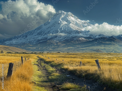 landscape in the mountains