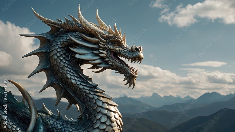 8K Wallpaper: Dragon Character HD Illustration 8K Wallpaper: Dragon Character HD Illustration