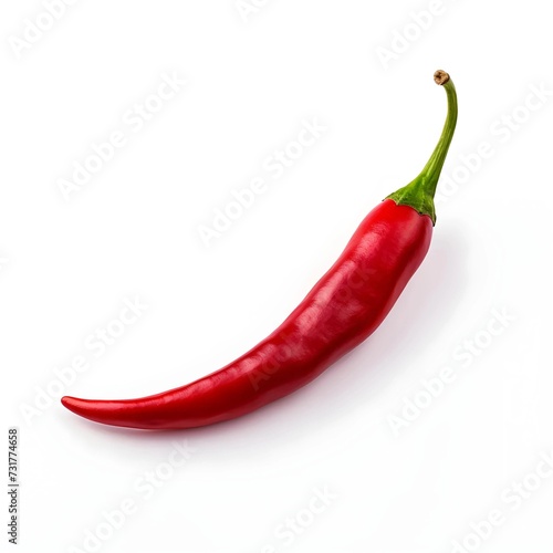 red chilli isolated vegetables for food