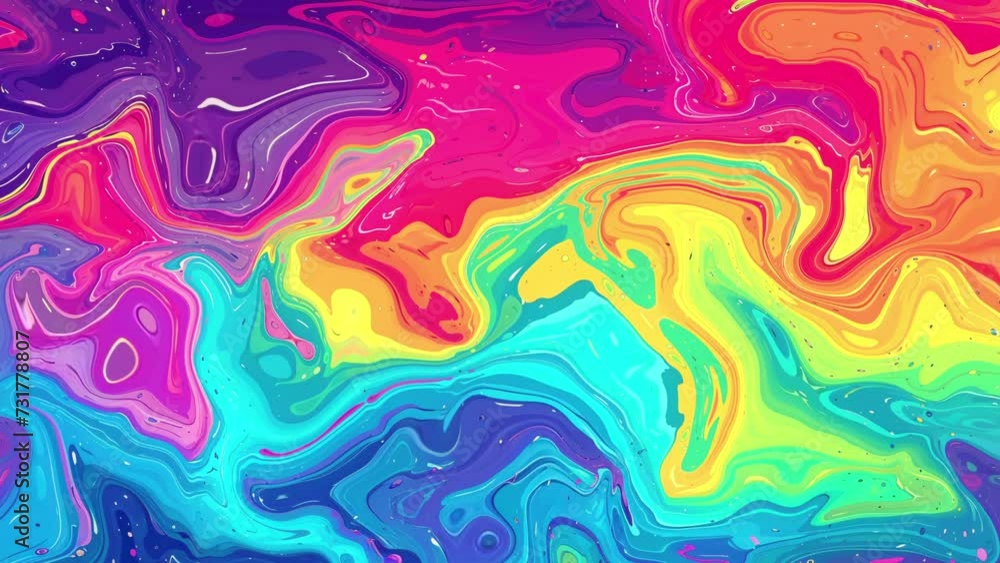 Trippy Liquid Patterns Swirl and Shift in Mesmerizing Display Trippy Liquid Patterns Swirl and Shift in Mesmerizing Display