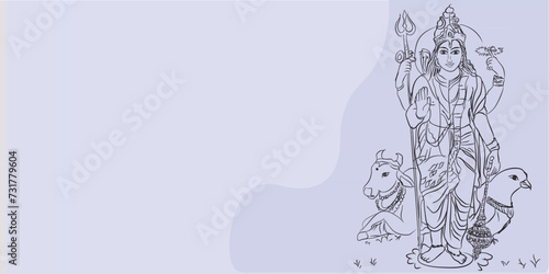 Shiva and Vishnu are two distinct deities in Hinduism, each with their own unique characteristics, stories, and devotees