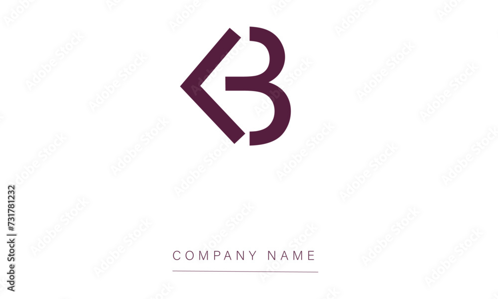 LB or BL Minimal Logo Design Vector Art Illustration LB or BL Minimal Logo Design Vector Art Illustration