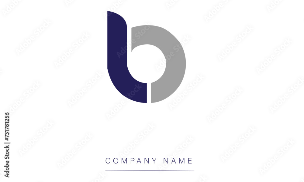 LB or BL Minimal Logo Design Vector Art Illustration LB or BL Minimal Logo Design Vector Art Illustration