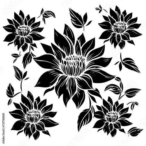 floral seamless pattern, pattern, flower pattern, geometric pattern, diagonal pattern, floral, flower, seamless, design, ornament, vector, decoration, art, wallpaper, leaf, illustration, black, style,