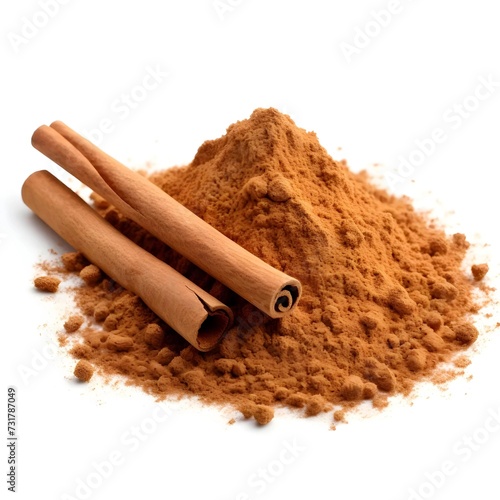 cinnamon isolated vegetables for food
