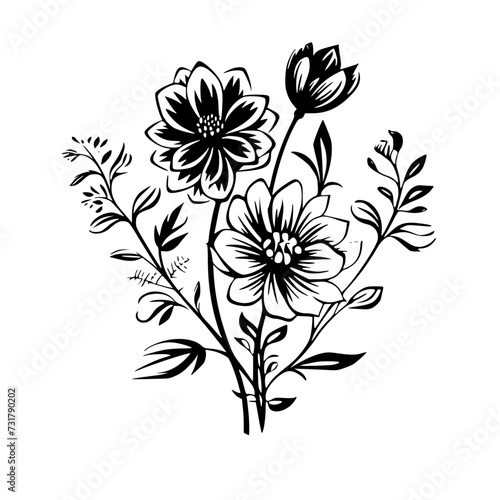 Rose Silhouette, Lily Silhouette, Sunflower Silhouette, Tulip Silhouette, Orchid Silhouette, Daisy Silhouette, Peony Silhouette, Daffodil Silhouette, Marigold Silhouette, Hydrangea Silhouette, Snapdra