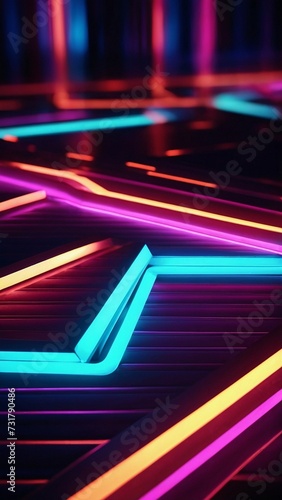 Abstract Wallpaper Vibrant Color