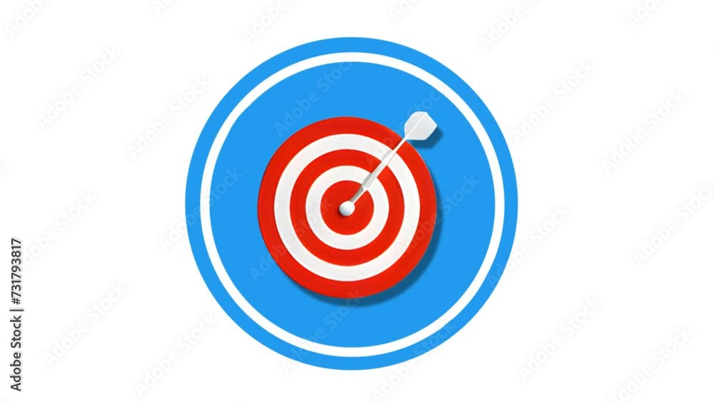Target Goal Icon of nice animated for your videos easy to use with Transparent Background Target Goal Icon of nice animated for your videos easy to use with Transparent Background