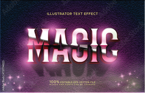 magic mage text effect style