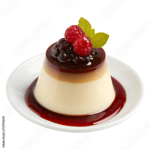 Pudding Isolated on transparent background