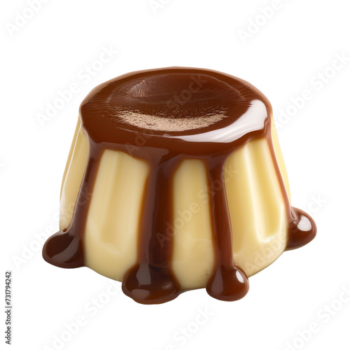 Pudding Isolated on transparent background