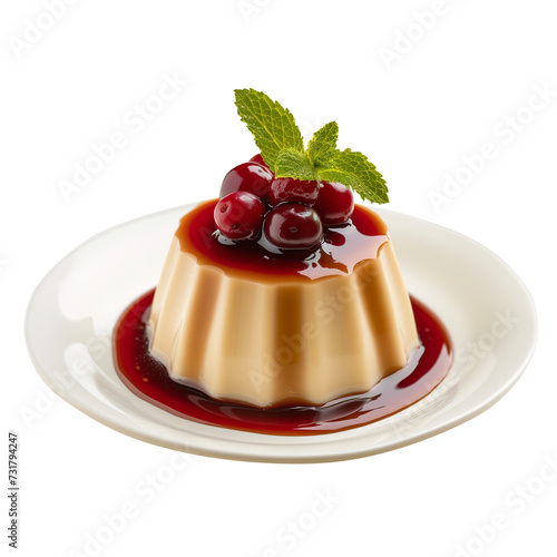 Pudding Isolated on transparent background