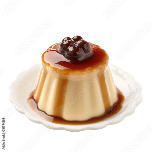 Pudding Isolated on transparent background