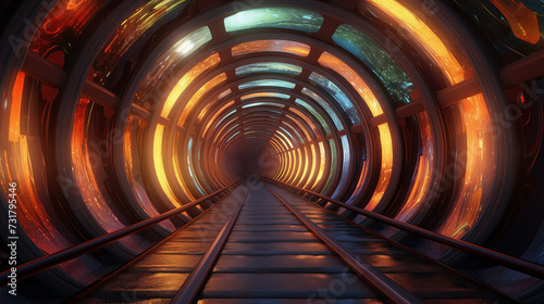 시공을 초월하는 빛의 터널