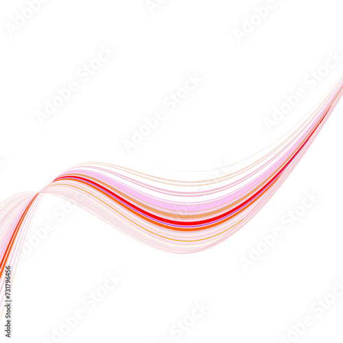 abstract red wave background, png