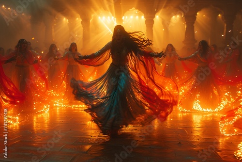 Dancing in the Light: A Bollywood-Inspired Performance Generative AI
