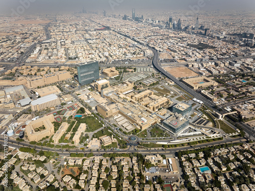 An aerial view of a city Riyadh © Valentyn Khrystych