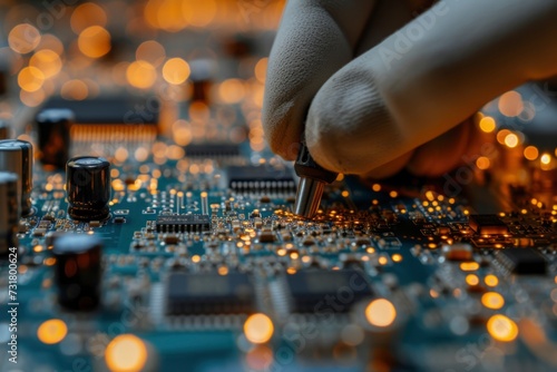 Component Installation and Quality Control of Circuit Board