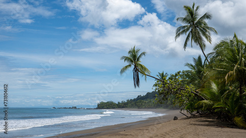 Tropical beach in Costa Rica's Osa Peninsula