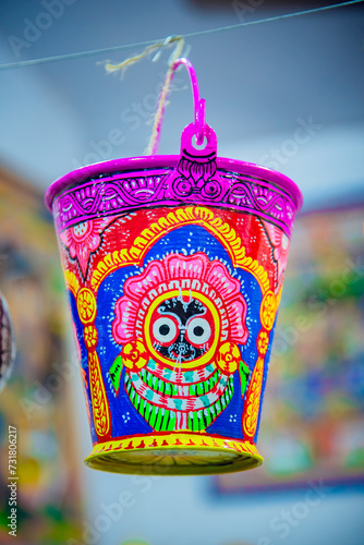 Kalia Jagannatha Jagannath Raghurajpur Puri Craft Handicraft Bucket Art