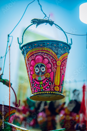 Kalia Jagannatha Jagannath Raghurajpur Puri Craft Handicraft Bucket Art