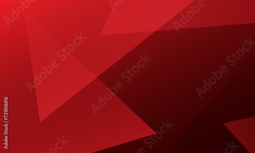 Abstract red triangle background. Vector illustration