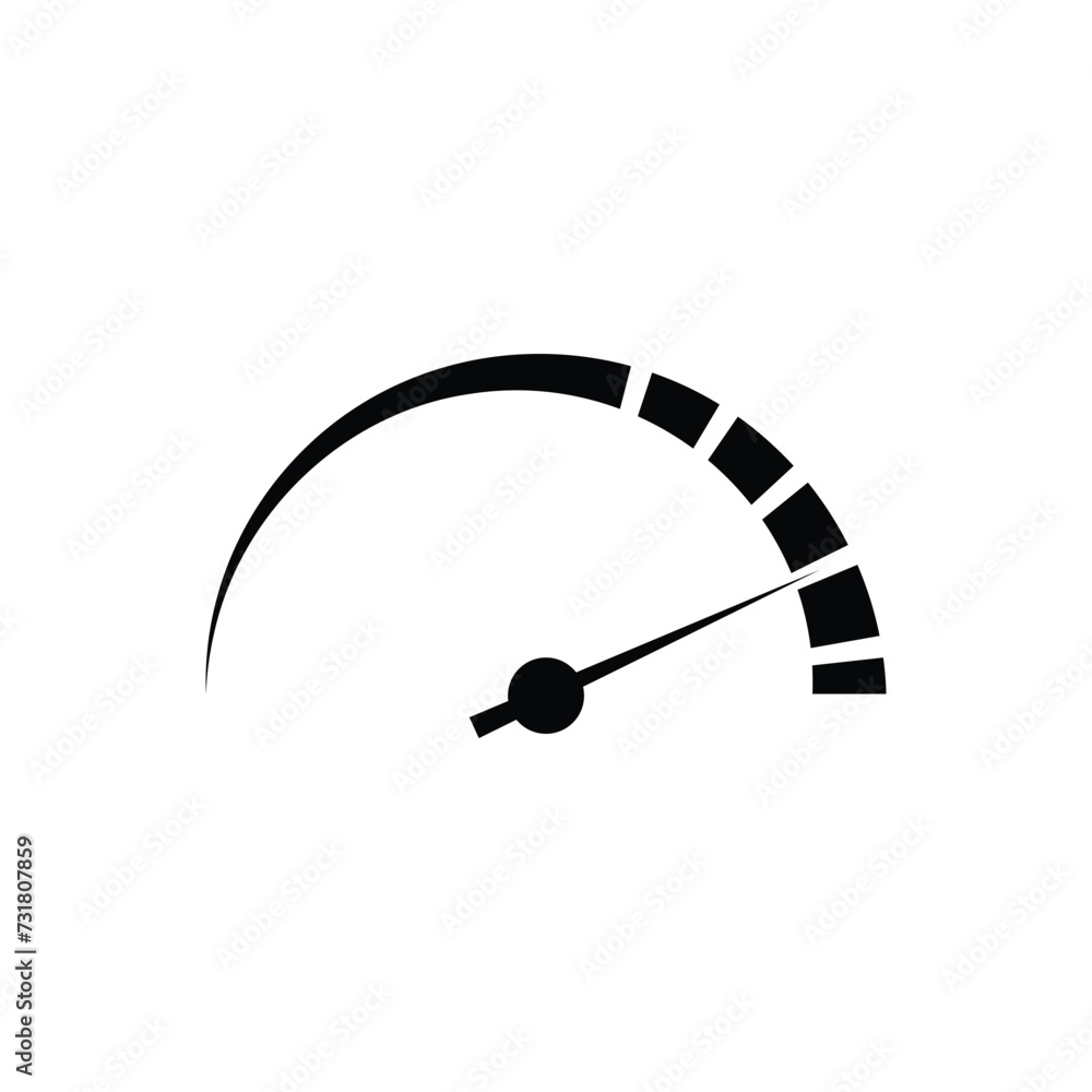 Speedometer sign logo isolated on white background, Speedometer sign, Speedometer icon, vector illustration. flat vector graphic on isolated Speedometer sign logo isolated on white background, Speedometer sign, Speedometer icon, vector illustration. flat vector graphic on isolated