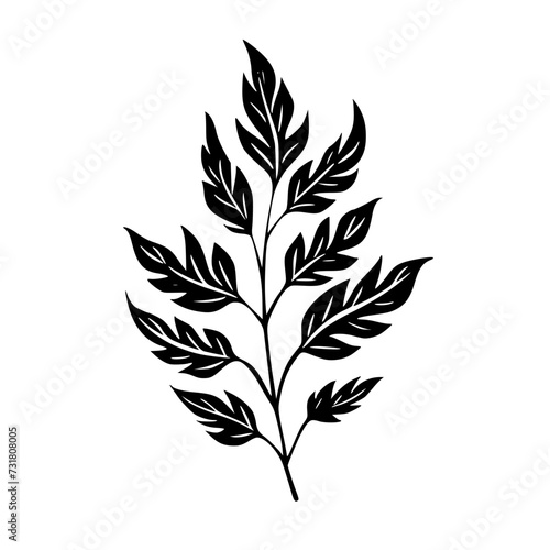  leaf vector, herb silhouette, silhouette plant, silhouette flower, silhouette floral, plantpot, leaf, tree, plant, nature, vector, bamboo, pattern, branch, silhouette, floral, flower, design, illustr © vector