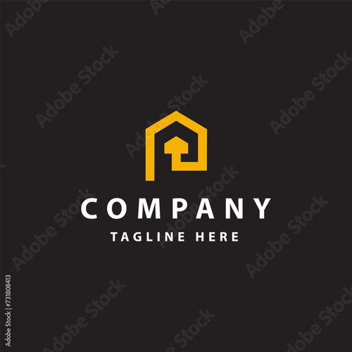 HOME logo design template vector. HOME Business abstract connection vector logo. HOME icon circle logotype. 