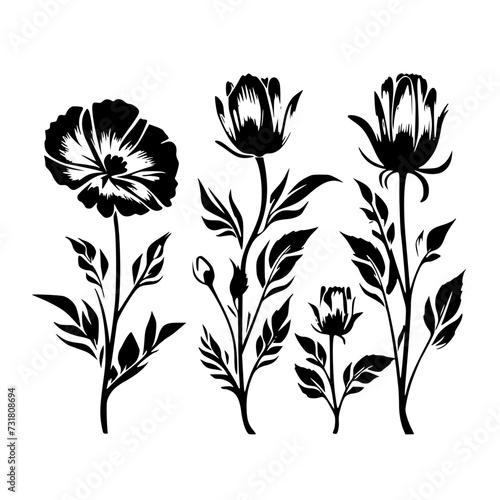  leaf vector, herb silhouette, silhouette plant, silhouette flower, silhouette floral, plantpot, leaf, tree, plant, nature, vector, bamboo, pattern, branch, silhouette, floral, flower, design,