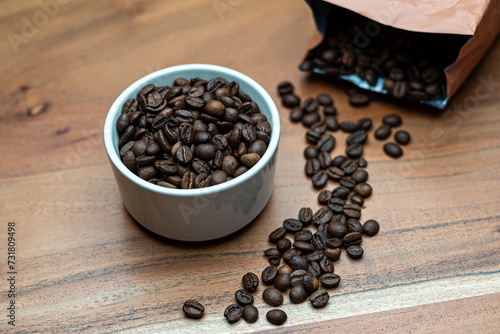 Kaffeebohnen geröstet