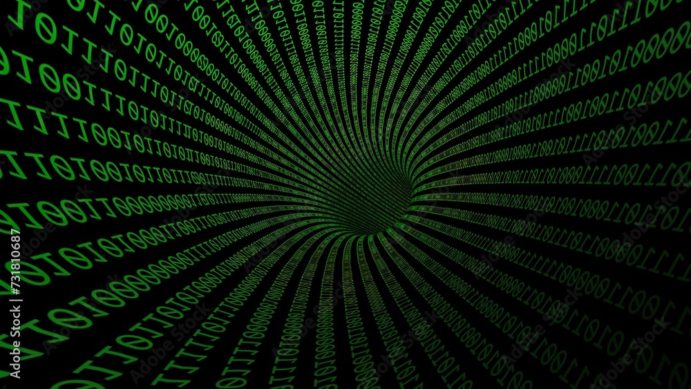 Driving Through Binary Data Tunnel Driving Through Binary Data Tunnel
