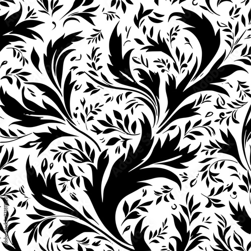 floral seamless pattern, pattern, flower pattern, geometric pattern, diagonal pattern, floral, flower, seamless, design, ornament, vector, decoration, art, wallpaper, leaf, illustration, black, style,