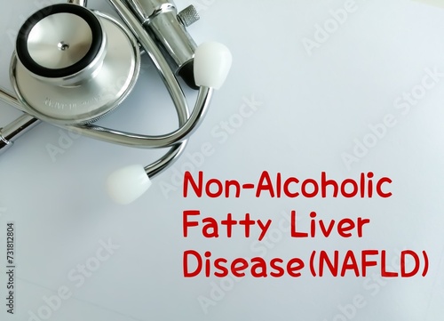 Non-Alcoholic Fatty Liver Disease or NAFLD is the medical term for a range of conditions caused by a buildup of fat in the liver photo