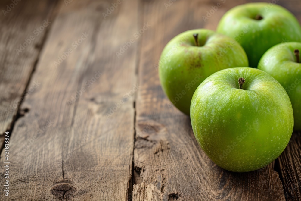 Greenthemed Stock Photo Featuring Apples On Wooden Table With Copy Space. Сoncept Green Themed Stock Photo, Apples On Wooden Table, Copy Space, Food Photography, Stock Image Greenthemed Stock Photo Featuring Apples On Wooden Table With Copy Space. Сoncept Green Themed Stock Photo, Apples On Wooden Table, Copy Space, Food Photography, Stock Image