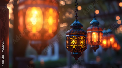 arabic lights at night