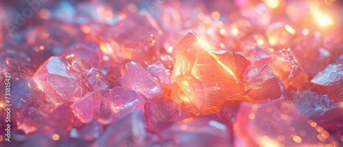 Sparkling Quartz Crystals