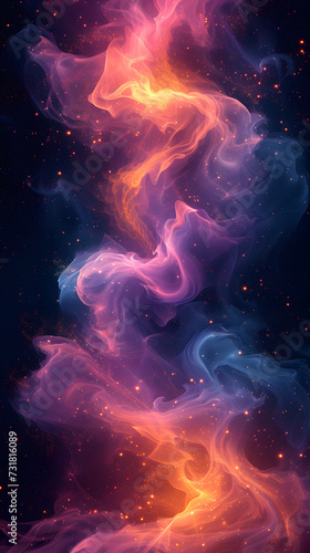 a smoke background with space