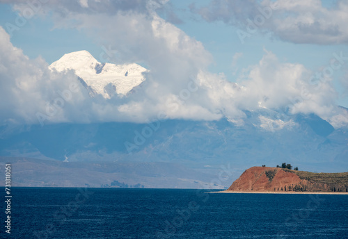 Isla de la Luna (Island of the Moon"), Titicaca Lake, Bolivia. Where, according to Inca