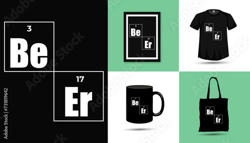 St patricks day beer lover chemisty vector tshirt design