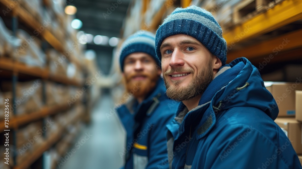male warehouse workers male warehouse workers