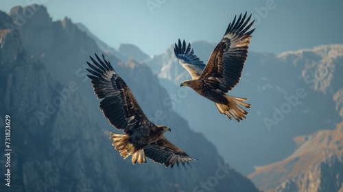 A Regal Eagle Duo © Flowstudio