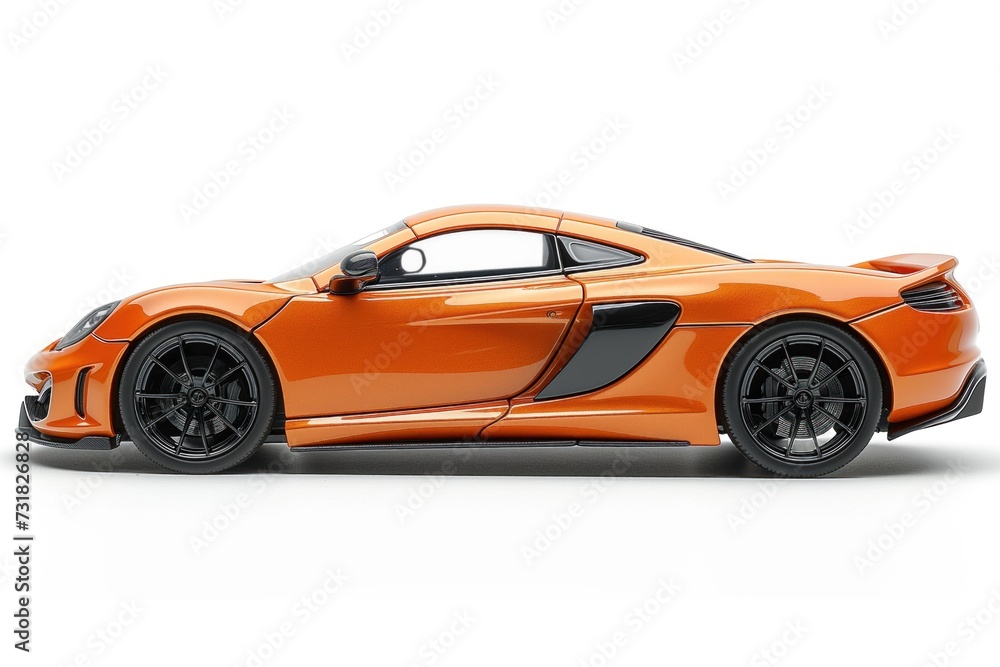sports car on a white background sports car on a white background