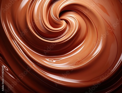Amazing Chocolate Swirls And Backgrounds