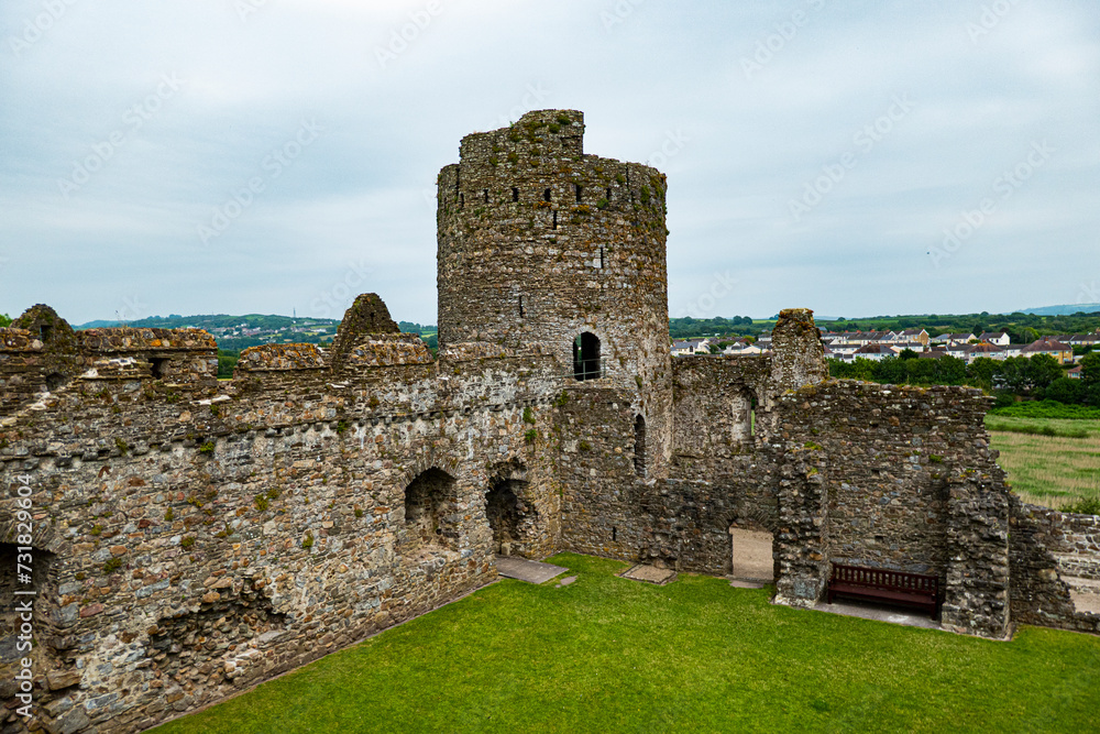 Kidwelly Castle is a Norman castle and popular tourist attraction in Kidwelly, South Wales, owned by Cadw, the Welsh Government's historic environment service